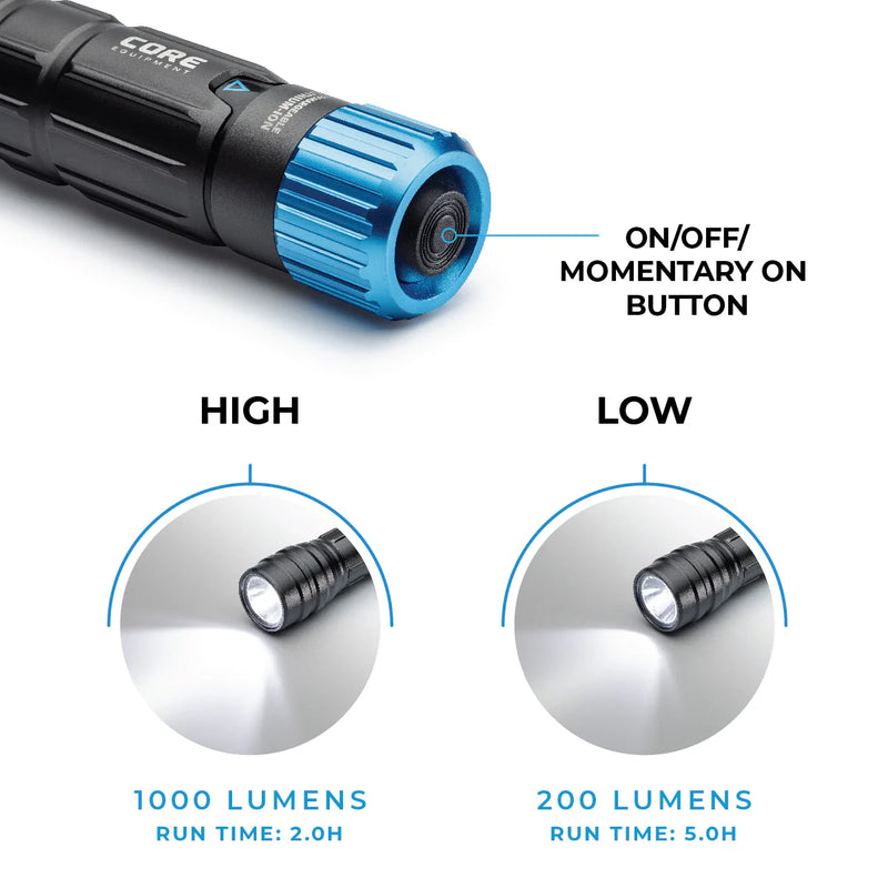 Load image into Gallery viewer, 1000 Lumen Rechargeable Flashlight
