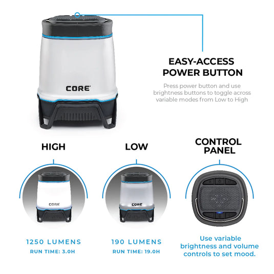 1250 Lumen Speaker Lantern