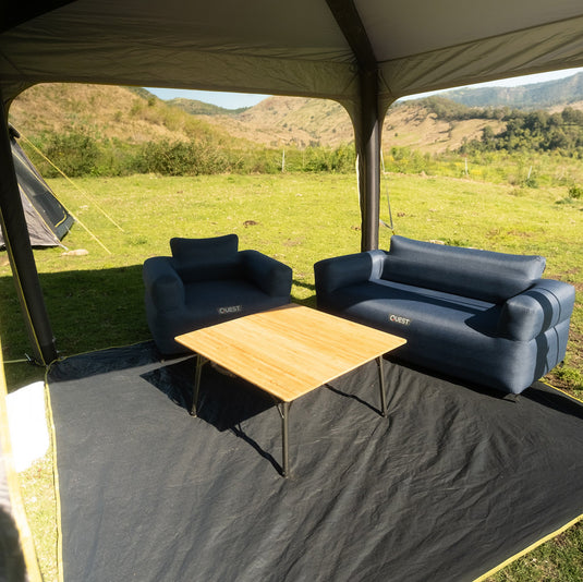 Bamboo Camp Table 90cm - Medium