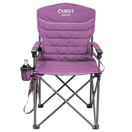 Castaway Hard Arm Chair Purple