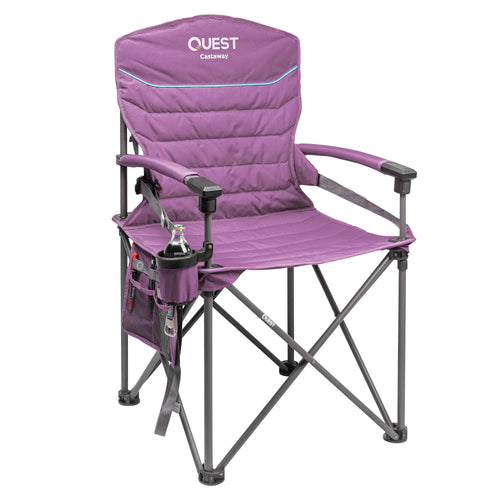 Castaway Hard Arm Chair Purple