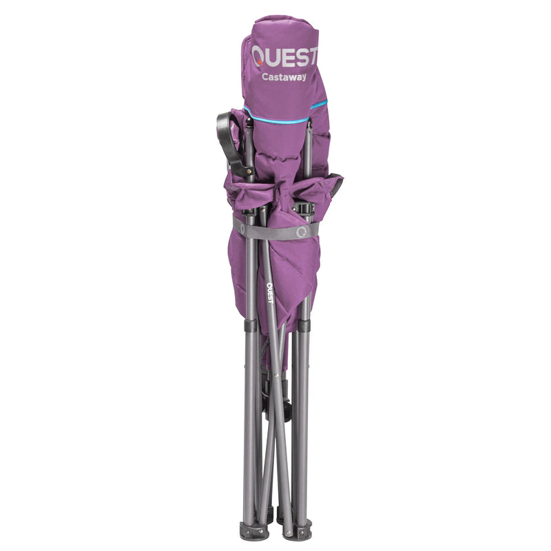 Load image into Gallery viewer, Castaway Hard Arm Chair Purple
