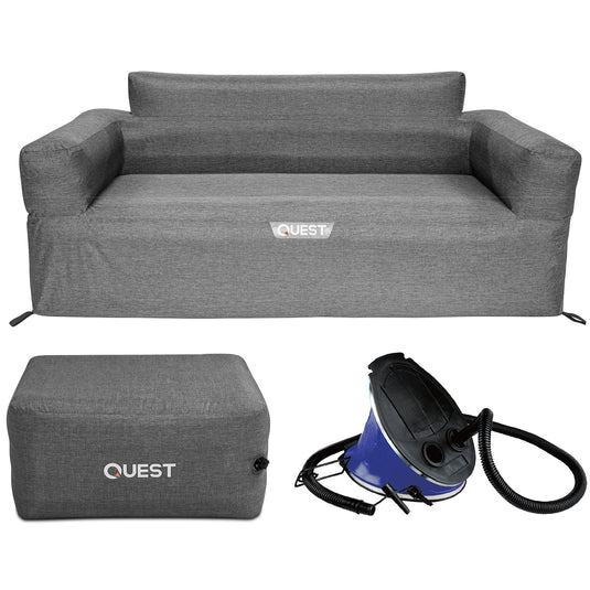 Air Sofa 3 Seater Bundle - Charcoal