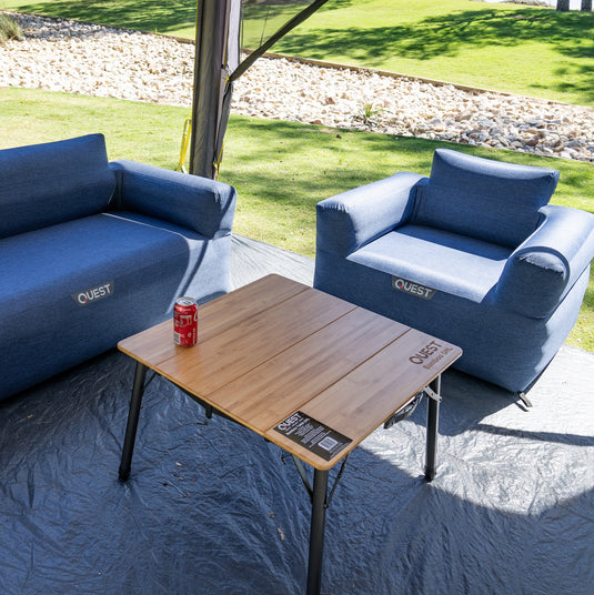 Quest Bamboo Camp Table SML