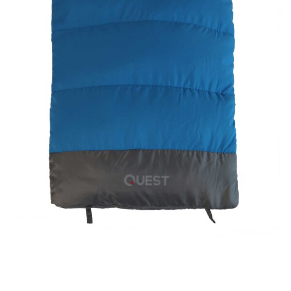 The bottom half of a sleeping bag