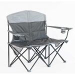 A camping chair for two people