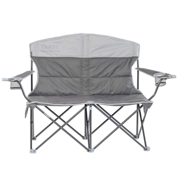 A camping chair for two people